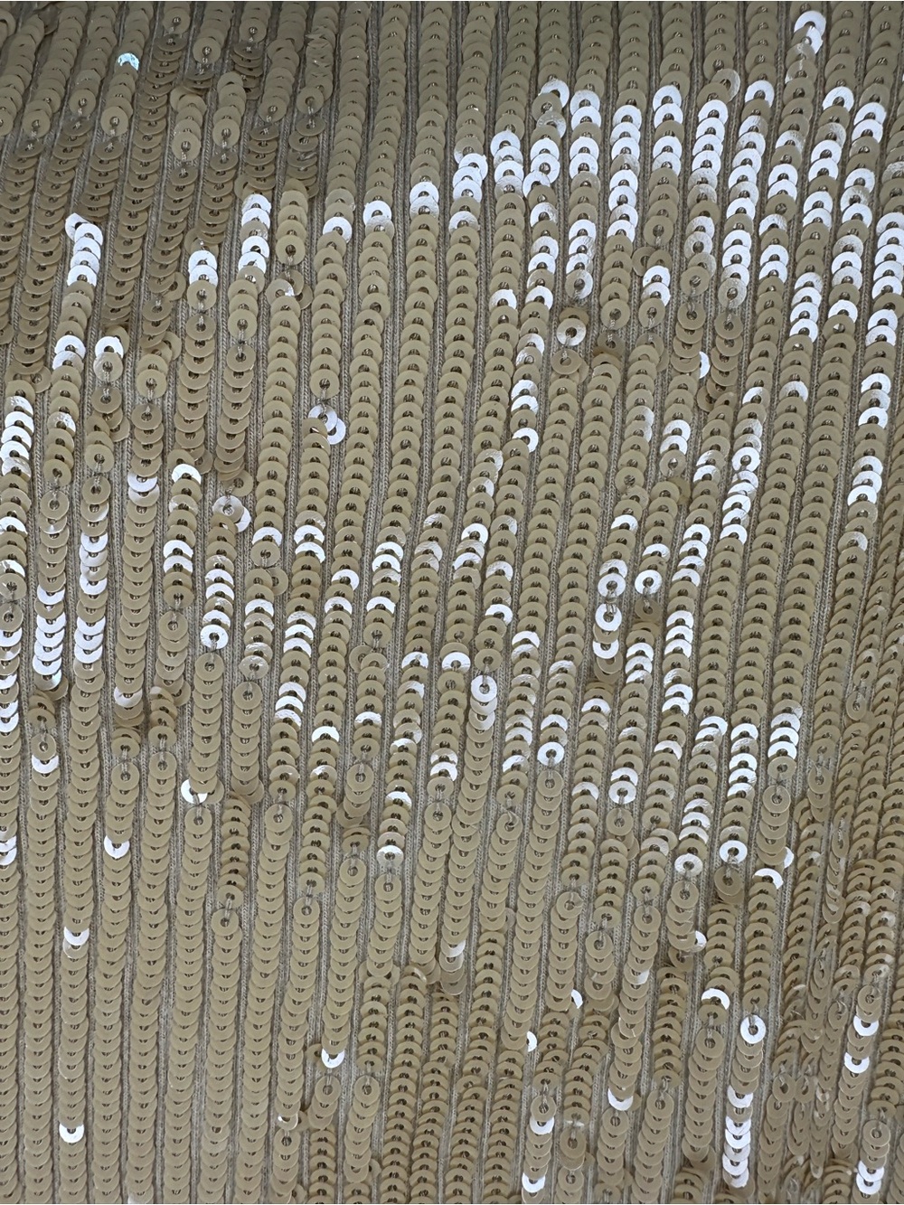 Retrofête Champagne-Gold Sequin Mini Dress | NWT | Size L | Cocktail Party - Picture 4 of 8
